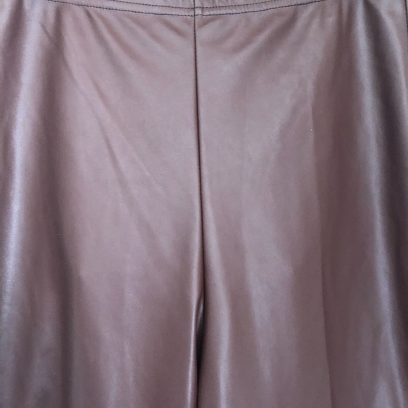 Prettylittlething faux leather brown tights - Picture 3 of 6